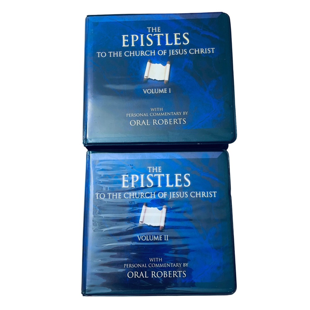 Oral Roberts The Epistles to the Church of Jesus Christ CD Set Vol I & II Binder